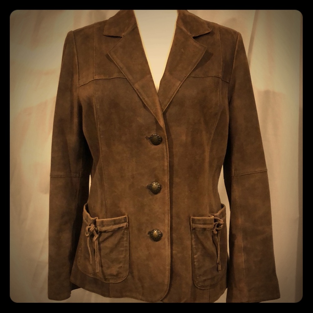 J. Jill Brown Suede Jacket